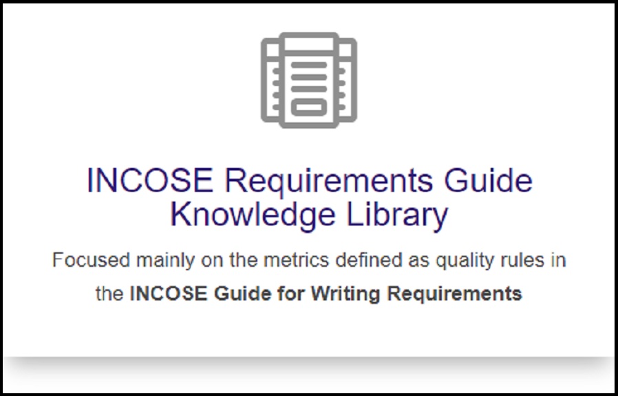 INCOSE Requiremens Guide Knowledge Library